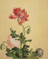 Lang leuchtende Mohnblume traditionell chinesischen